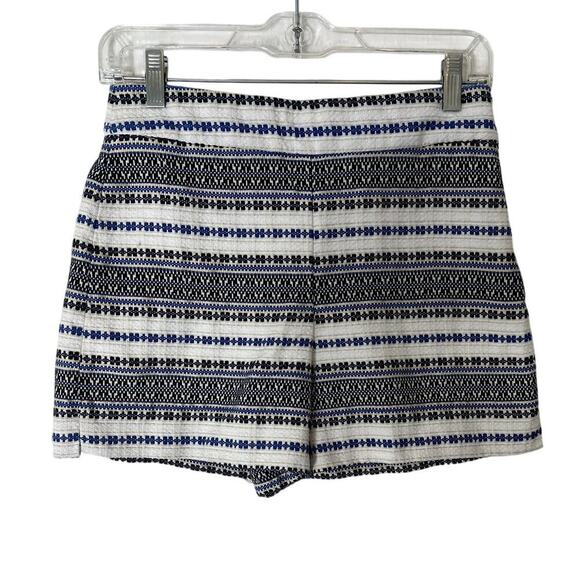 Gap 2 Woven Shorts high rise side zipper Embroidered Boho Womens 2 - Picture 3 of 9